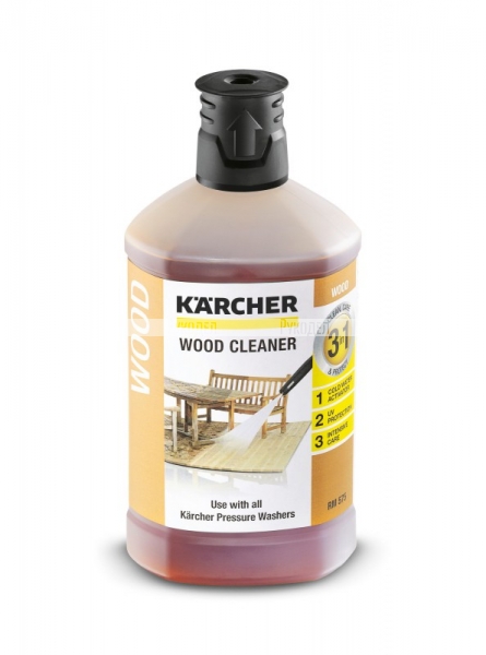 Средство для чистки древесины 3 в 1, 1 л.Karcher.6.295-757.0