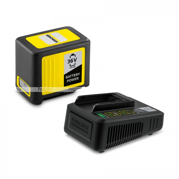 Комплект аккумулятора и З/У Karcher Starter Kit Battery Power 36/50 арт 2.445-065.0