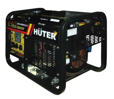 products/Электрогенератор трехфазный LDG14000CLE-3 Huter, электростартер