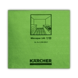 Салфетка из микроволокна MICROSPUN зеленые (10 шт) Karcher 3.338-250.0