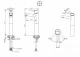 Смеситель для раковины Bravat Palace высокий F1172217CP-A-RUS