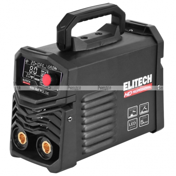 Сварочный инвертор ELITECH HD WM 200C PULSE, арт. 204467