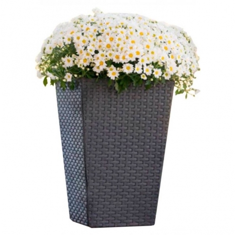 products/Кашпо Keter Rattan Planter S (small) 23,6 л (17192300) антрацит, 228978