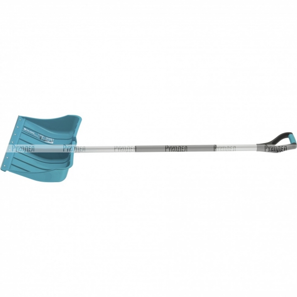 Лопата для уборки снега пластиковая Luxe, 540 х 375 х 1520 мм, стальной черенок, Palisad, арт. 615685
