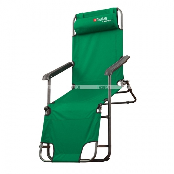 Кресло-шезлонг двух позиционное 156 х 60 х 82 см, Camping Palisad, арт. 69587