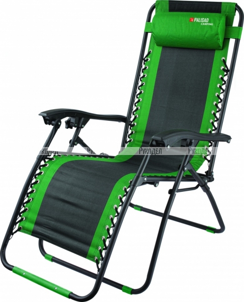 Кресло-шезлонг складное, многопозиционное 160 х 63,5 х 109 cм Camping Palisad, арт. 69606