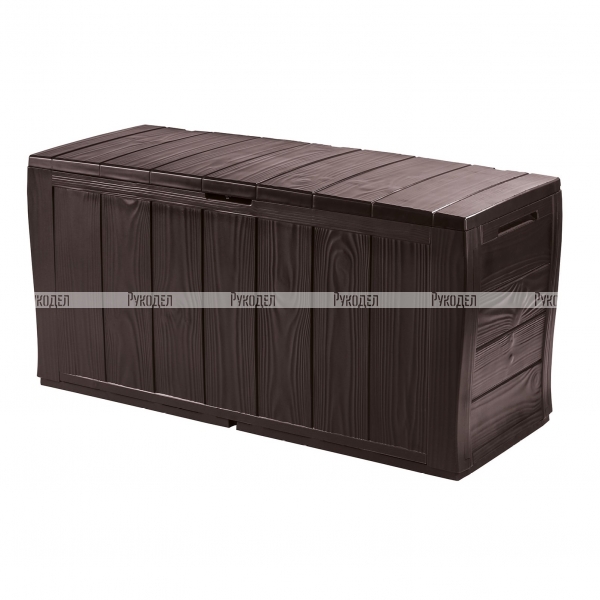 Сундук Keter SHERWOOD STORAGE BOX 270 л (17198596) коричневый, 230403