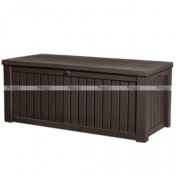 Сундук Keter ROCKWOOD STORAGE BOX 570 л (17197729) коричневый, 230401