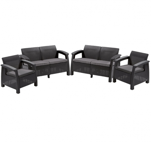 products/Комплект мебели Keter Corfu Rest (17208436) графит, 241725