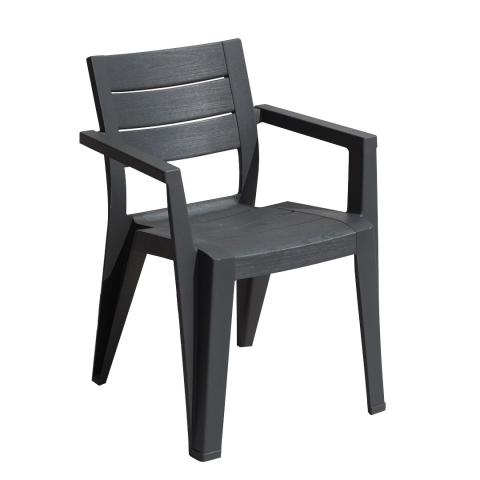 products/Стул Keter Julie dining chair (17209497) графит, 246188