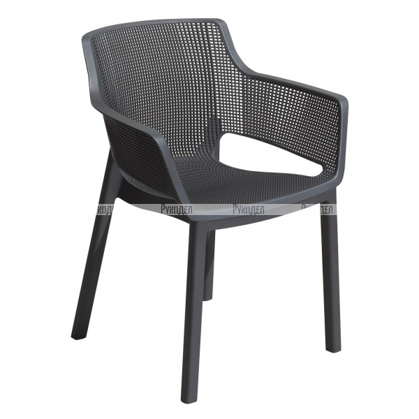 Стул Keter Elisa chair (17209499) графит, 246189