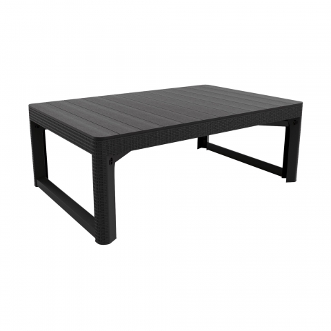 products/Раскладной стол Keter Lyon rattan table (17205429) графит, 232300