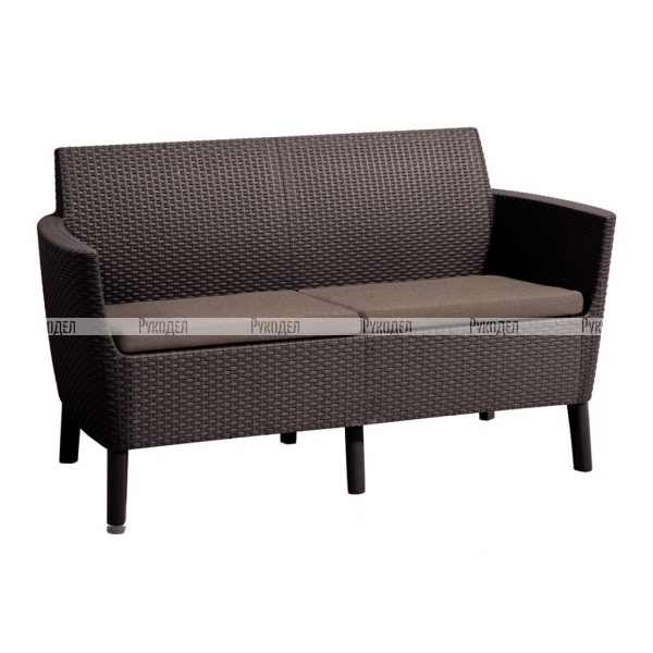 Диван Allibert Salemo 2 seater sofa (17209038) коричневый, 244096