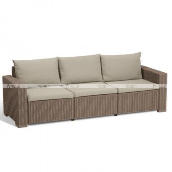 Диван Allibert California 3-sofa (17196779) капучино, 252837