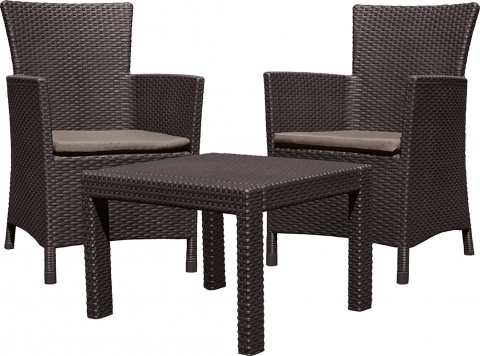 products/Комплект мебели Allibert Rosario balcony set (17200030) коричневый, 216939