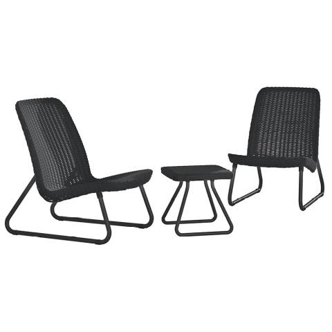 products/Комплект мебели Keter Rio patio set (17197637) графит, 211429