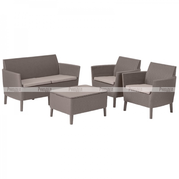 Комплект мебели Allibert Salemo set (17206003) капучино, 253221