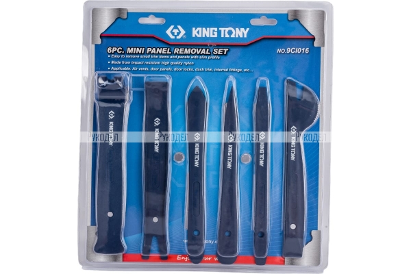 Набор съемников для панелей облицовки (лопатки, 6 предметов) KING TONY 9CI016