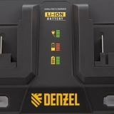 Устройство зарядное для аккумуляторов IBC-18-3.0-2, Li-Ion, 18В, 3.0 А, для двух батарей 28454 Denzel