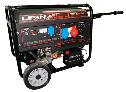 products/Генератор бензиновый LIFAN 10500E-3U (9/8.5 кВт)