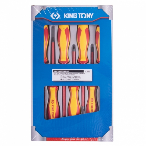 products/Набор диэлектрических отверток KING TONY, 7 предметов 30607MR02