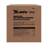 Инверторный аппарат дуговой сварки MTX MMA-200S, 200 А, ПВ60, диаметр электродов 1,6-5,0 мм 94391