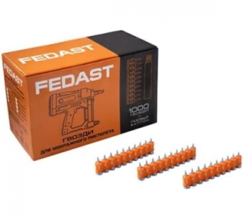 products/Гвозди 3.0*25 мм для монтажного пистолета с кованым наконечником Bullet point FEDAST (арт. fd3025mgbp)
