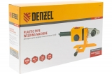 Аппарат для сварки пластиковых труб Denzel DWP-1500 1500Вт, 260-300 град. комплект насадок, 20-63 мм 94205