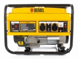 Генератор бензиновый Denzel GE 4000 3,5 кВт, 220В/50Гц, 15 л, ручной старт (арт. 94682)