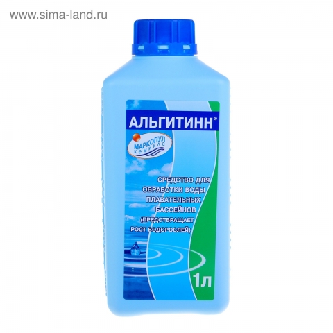 products/Средство против водорослей "Альгитинн", флакон, 1 л ХИМ06