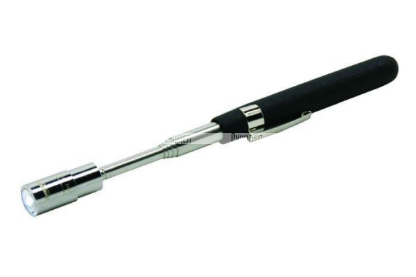 Магнитная телескопическая ручка с подсветкой Jonnesway AG010188 max длина 690 мм, грузоподъемность до 2 кг 