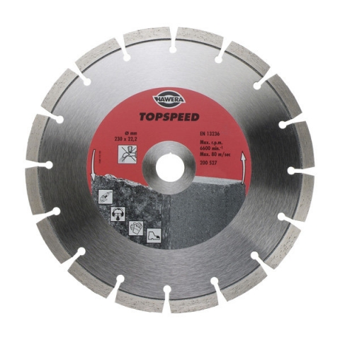 products/Алмазный диск 115х22,23х2,1 мм серия TopSpeed /HAWERA арт. F00Y200523