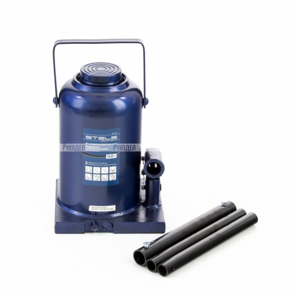 Домкрат гидравлический бутылочный, 32 т, h подъема 260–420 мм// Stels, 51170