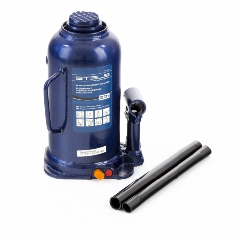 products/Домкрат гидравлический бутылочный, 20 т, h подъема 235-445 мм Stels, арт. 51169