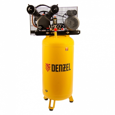 products/Компрессор воздушный BCV2200/100V, ременный привод , 2.3 кВт, 100 литров, 440 л/мин Denzel, арт. 58112