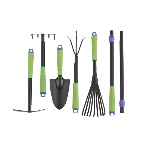 products/Набор садового инструмента, пластиковые рукоятки, 7 предметов, Connect, Palisad, арт. 63020