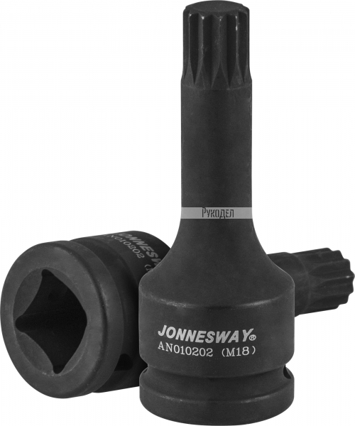 Насадка ударная М18x105 мм Jonnesway AN010202 3/4''для ступичных гаек а/м VAG