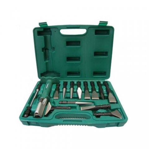 products/Многофункциональный инструмент с сменными зубилами и выколотками Jonnesway AG010143