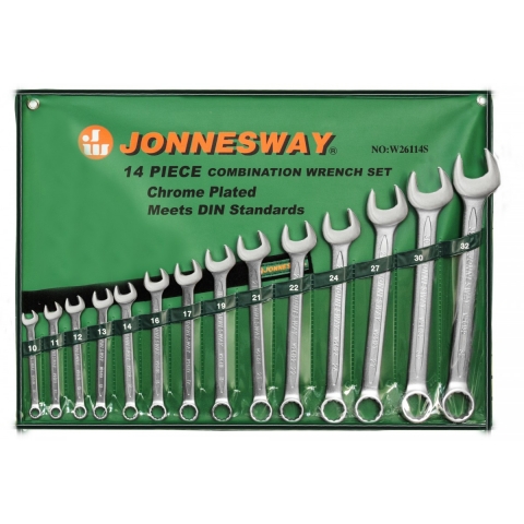 products/Набор ключей гаечных комбинированных в сумке, 10-32 мм, 14 предметов Jonnesway W26114S
