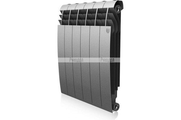 Радиатор Royal Thermo BiLiner 500 /Silver Satin - 8 секц. RTBSS50008, арт. НС-1176319 