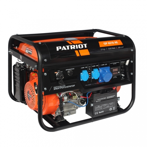 products/Генератор бензиновый PATRIOT GP 6510AE, 474101580