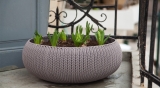 Кашпо Keter Cozy Planter L 22,8 л без внутреннего горшка (17202258) фиолетовый, 230221