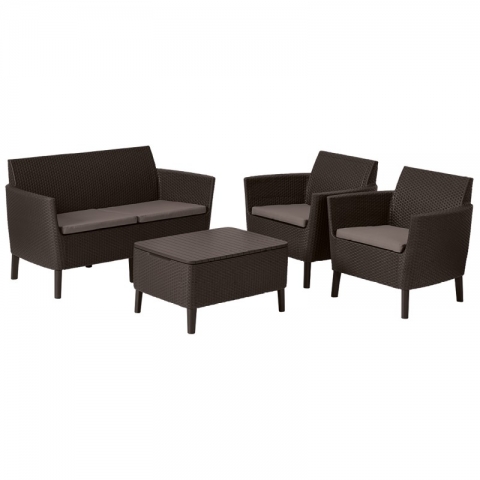 products/Комплект мебели Allibert Salemo set (17206003) коричневый, 253228