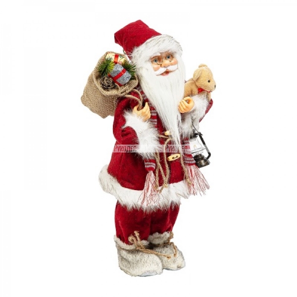 Фигурка Дед Мороз 46 см (красный вельвет) Winter Glade, арт. M1621