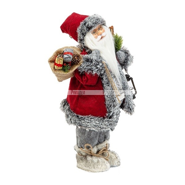 Фигурка Дед Мороз 46 см (красный/серый) Winter Glade, арт. M1642