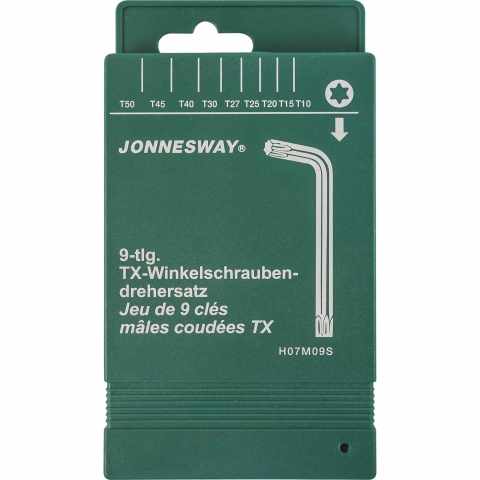 products/Комплект угловых ключей "TORX" Jonnesway H07M09S