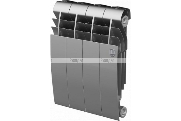 Радиатор Royal Thermo BiLiner 350 /Silver Satin - 4 секц. RTBSS35004, арт. НС-1197128 