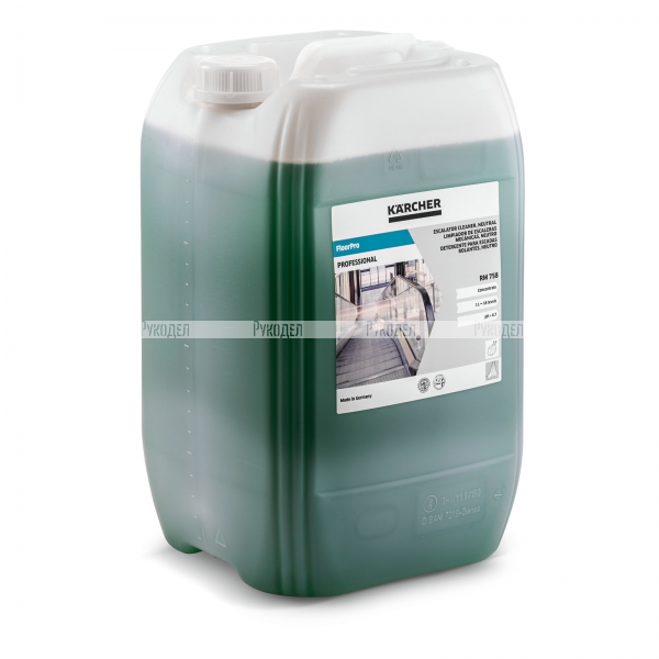 Нейтральное средство для чистки эскалаторов Karcher FloorPro RM 758, 20 л, арт. 6.295-408.0