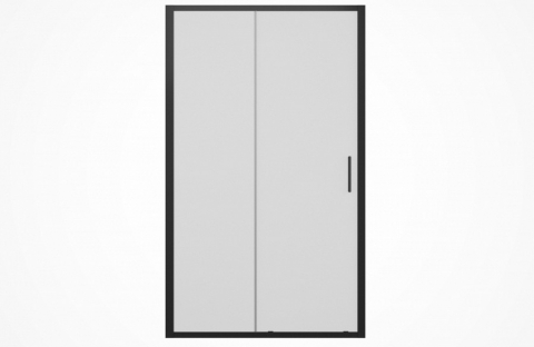 products/Душевая дверь Bravat BlackLine BD120.4101B, прозрачное стекло