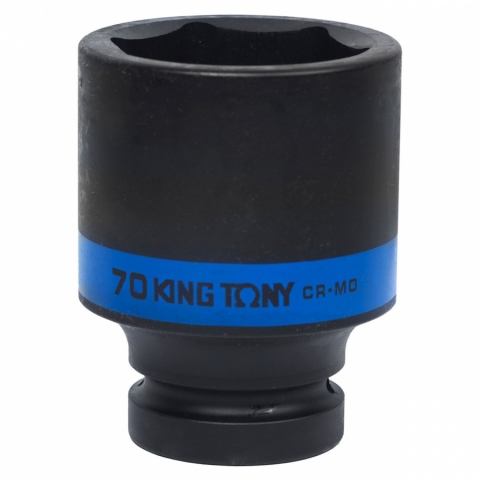 products/Головка торцевая ударная глубокая шестигранная 1", 70 мм KING TONY 843570M
